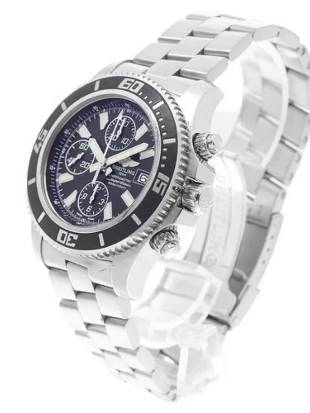 BREITLING Super Ocean A13341 Chronograph black Dial Automatic Men's Watch_963008